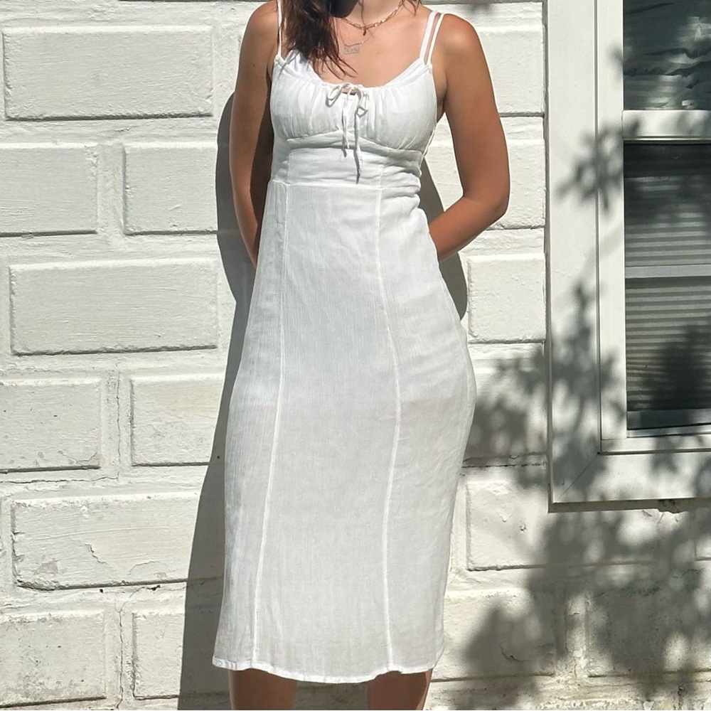SOLD Urban Outfitters Gauzy Midi Dress - Picture 8 of 8